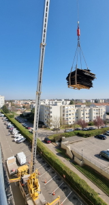 Camion Grue 53m BTP Lyon