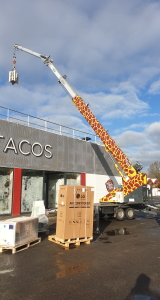 Location Grue sur remorque Lyon